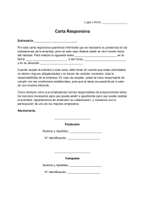 carta responsiva de trabajo para imprimir