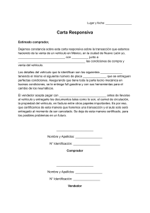 carta responsiva para la venta de un auto en nuevo leon para imprimir